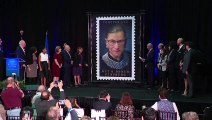 Stamp honoring Ruth Bader Ginsburg unveiled