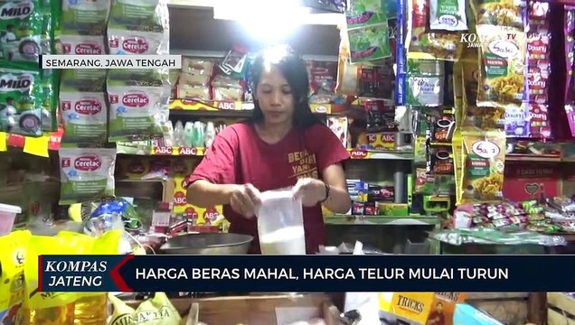 Harga Beras Mahal, Harga Telur Mulai Turun
