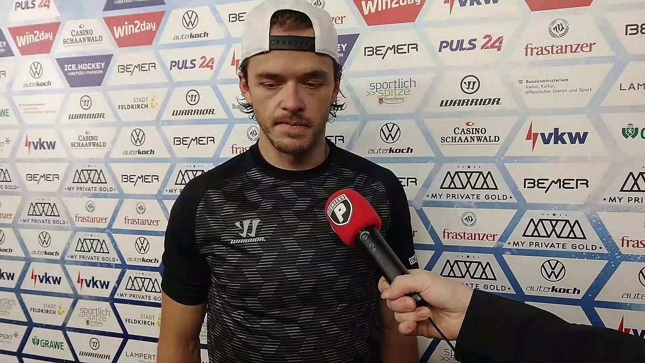 Steven Owre (PIO) nach dem Viererpack gegen Bozen