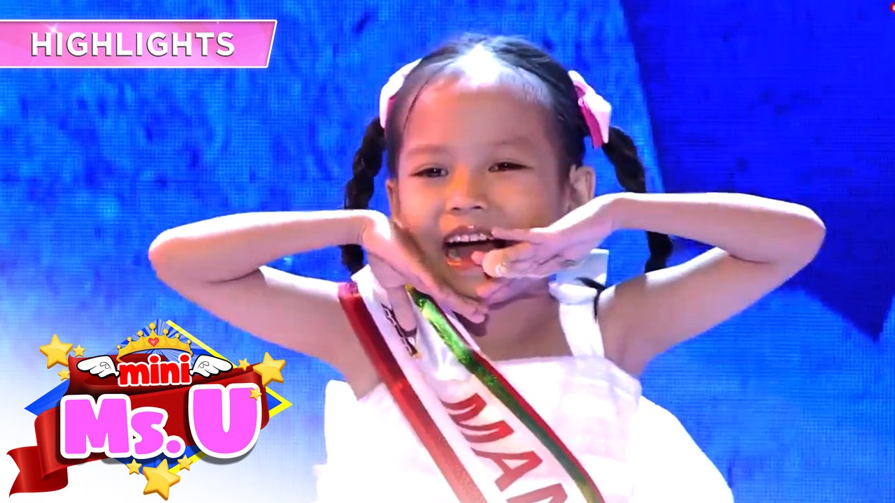 Mini Miss U Eury shares a heart-warming poem for Vice Ganda | Mini Miss U