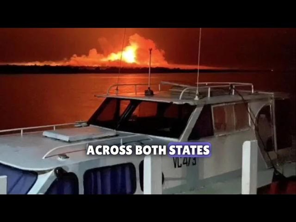 Australian towns battle fire and flood back to back