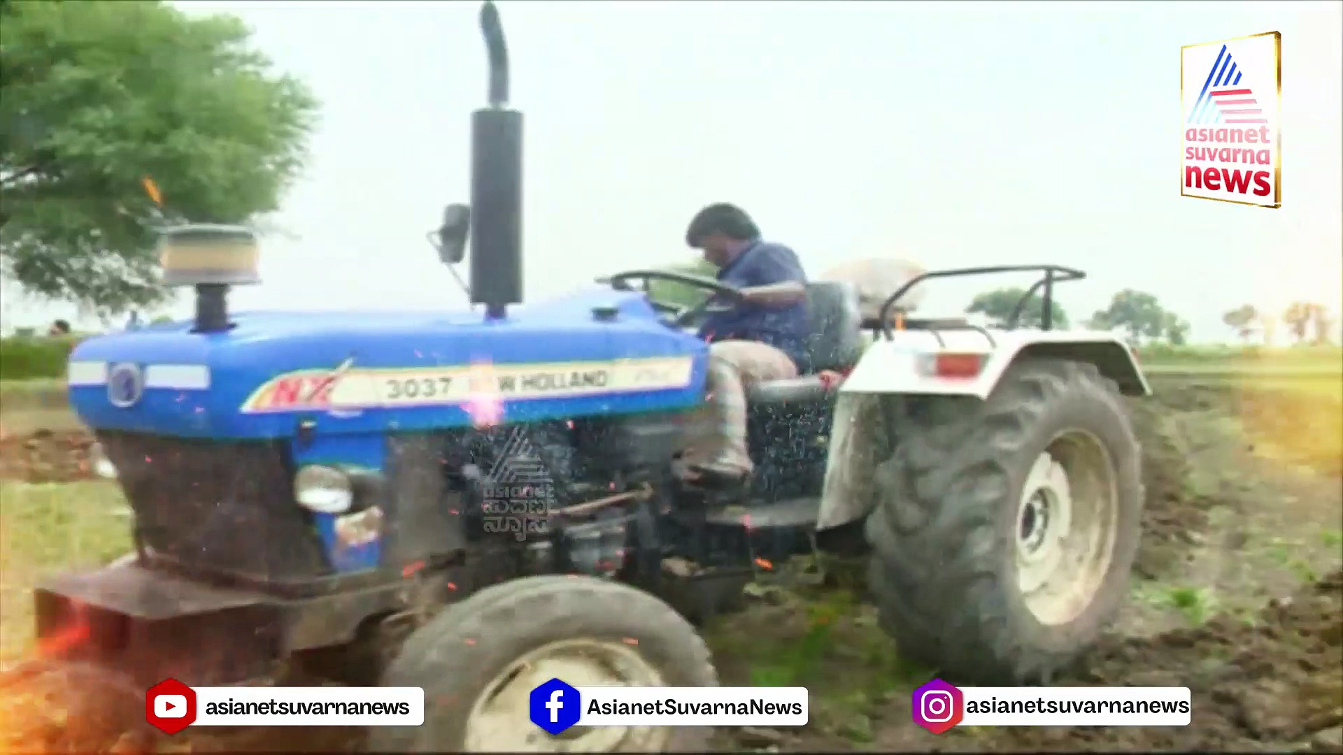 ಅತ್ತ ಮಳೆ ಇಲ್ಲ..ಇತ್ತ ಕಾಲುವೆ ನೀರು ಬಂದಿಲ್ಲ: ನೀರಿಲ್ಲದೆ ಕುರಿ, ಟ್ರ್ಯಾಕ್ಟರ್ ಬಿಟ್ಟು ಬೆಳೆನಾಶ !