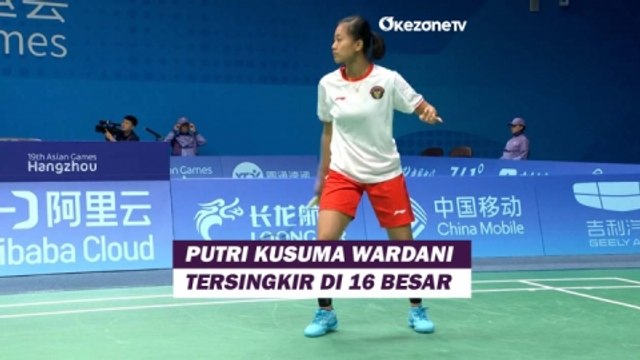 Highlight Asian Games 2023: Putri KW Disingkirkan PV Sindhu Straight Set di 16 Besar