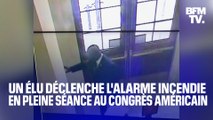 États-Unis: un élu démocrate déclenche l'alarme incendie en pleine séance au Congrès américain