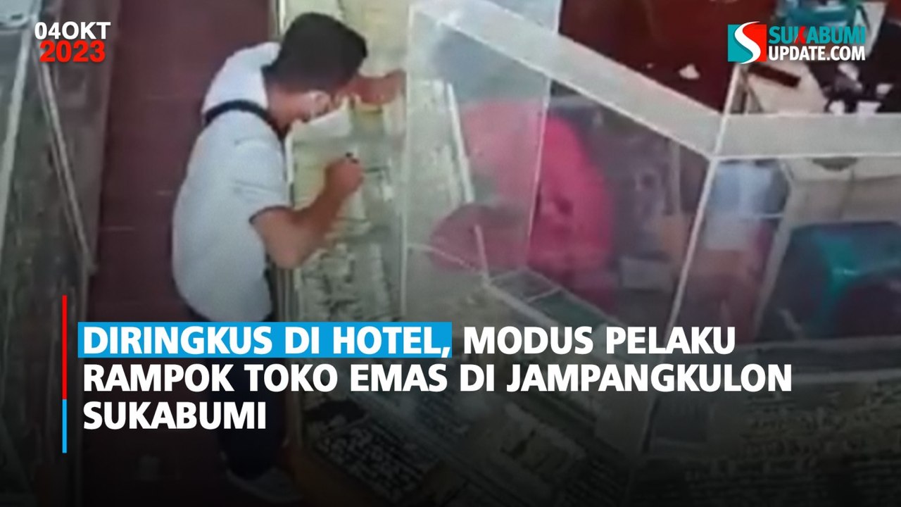Diringkus di Hotel, Modus Pelaku Rampok Toko Emas di Jampangkulon Sukabumi