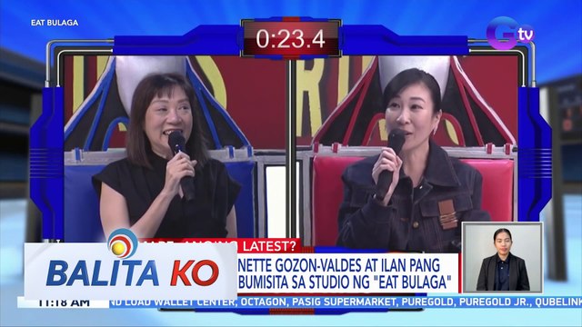 GMA SVP Atty. Annette Gozon-Valdes at ilan pang GMA executives, bumisita sa studio ng Eat Bulaga | BK