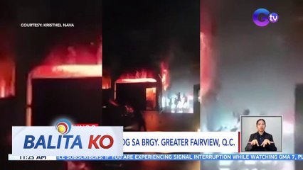 2, patay sa sunog sa Brgy. Greater Fairview, Quezon City | BK