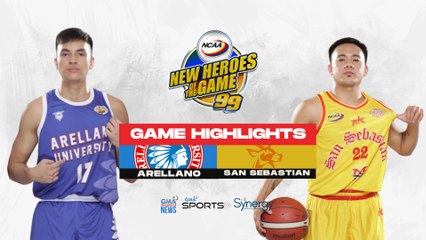 NCAA Season 99 Men's Basketball Arellano vs. San Sebastian (Highlights) | NCAA Season 99