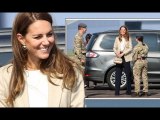 Kate Middleton returns to royal duties as Duchess meets troops involved in Afghan rescue