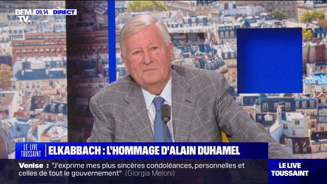 Jean-Pierre Elkabbach: Quand Nicole [son épouse] m'a dit que c'était fini, je me suis senti un peu mort aussi , confie Alain Duhamel