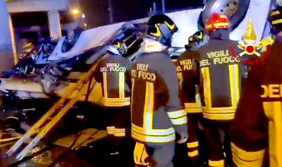 Accidente de autobús junto a Venecia