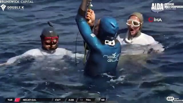 Türk Sporcu Necati Gül, Serbest Dalış Dünya Kupası'nda Türkiye Rekoru Kırdı