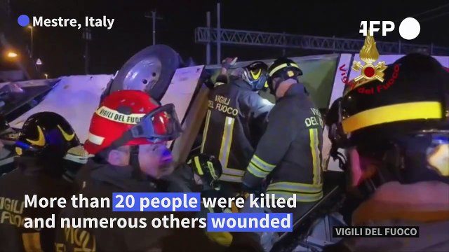 Several dead in Venice bus accident