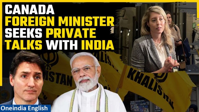 Canada vs India: Canada wants private talks with India to fix diplomatic issue: FM | Oneindia News