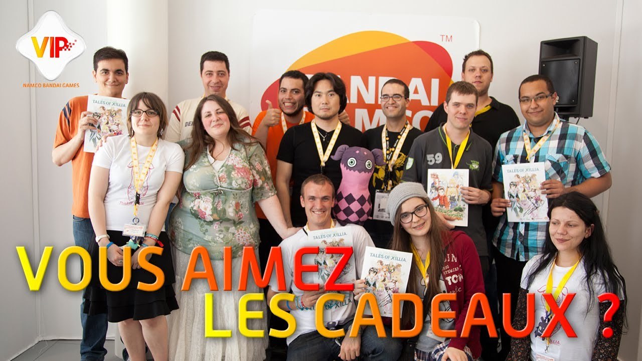 Vous aimez les cadeaux ? Découvrez le programme VIP de NAMCO BANDAI Games Europe !