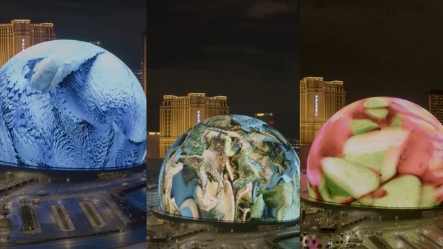 111 metre yüksekliğiyle dünyanın en büyük LED ekranı The Sphere'de eseri sergilenen ilk sanatçı: Refik Anadol