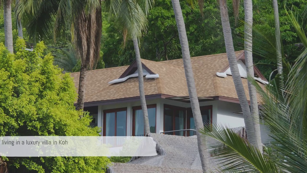 Luxury Unleashed Aerial Views of Koh Samui Villas