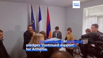 French foreign minister pledges arms for Armenia in visit to Yerevan