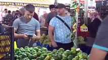 Les spécialistes du marketing mobile ont créé une zone de marché en dehors du marché couvert à Antalya