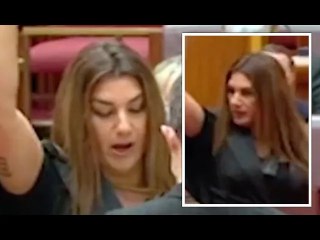 'Bear allegiance to colonising Queen' Moment MP retakes oath after spurning monarch