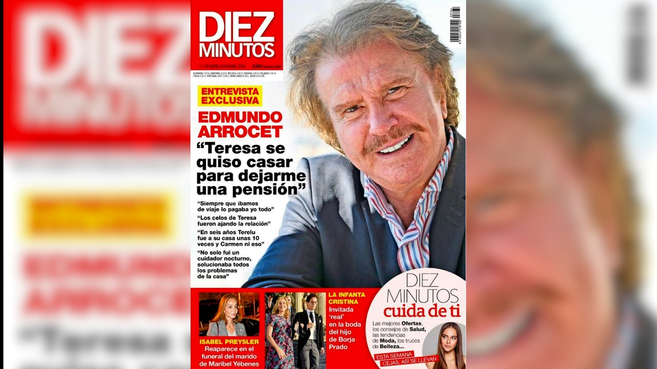 Edmundo Arrocet revela todos los detalles de su relación con María Teresa Campos