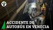 Dos españoles han resultado heridos en el accidente de autobús de Venecia que ha dejado 21 muertos