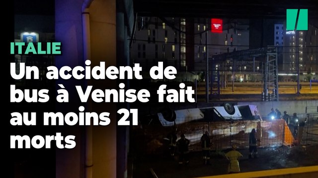 Un accident de bus à Venise fait au moins 21 morts