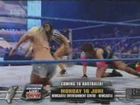 SD!: 28/03/08: Cherry & Michelle McCool Vs Maryse & Victoria
