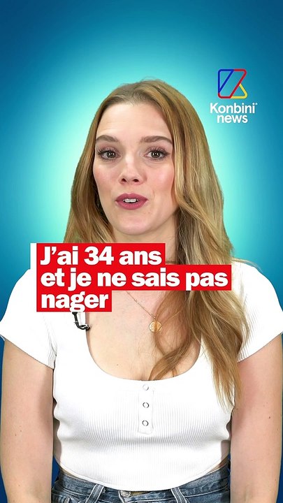 Sabine a 34 ans et ne sait pas nager : "Je vais seulement où j'ai pied et je ne mets jamais la tête sous l'eau."