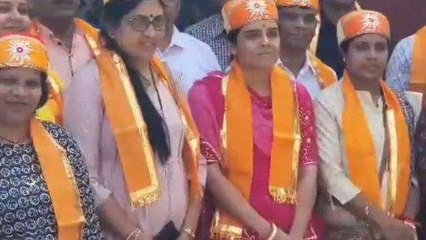 उदयपुर: पंचायतों की कार्यप्रणाली देखने गोवा से आया दल, राजस्थानी संस्कृति से हुए रूबरू