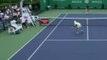 Frustrated tennis player smashes ball at umpire’s head after losing match point