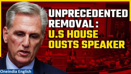 Historic Ousting of US House Speaker Kevin McCarthy | Unprecedented Rebellion| Oneindia News