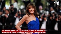 Carla Bruni révèle avoir été atteinte d'un cancer du sein et partage un message fort