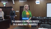 Wegen Anti-Putin-Protest: TV-Journalistin Marina Owsjannikow zu 8 Jahren Haft verurteilt