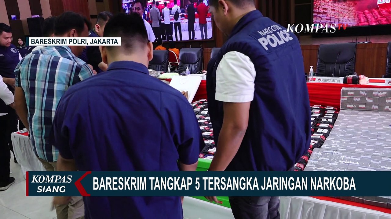 Dari Jejak Pencucian Uang, Polisi Kembali Tangkap 5 Tersangka Jaringan Narkoba Fredy Pratama!