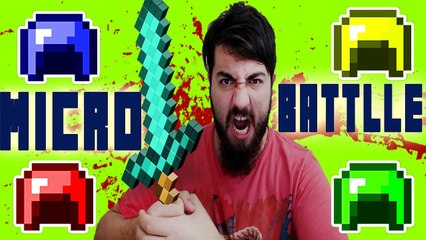 Minecraft Micro Battle Kapışması /w At Kafası