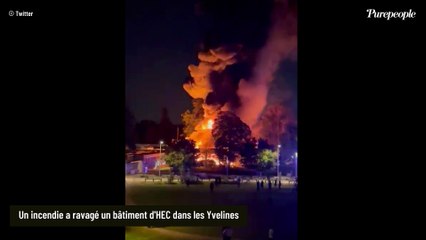 Incendie à HEC : Un célèbre écrivain marié à une sublime journaliste dans l'amphitéâtre au moment du drame
