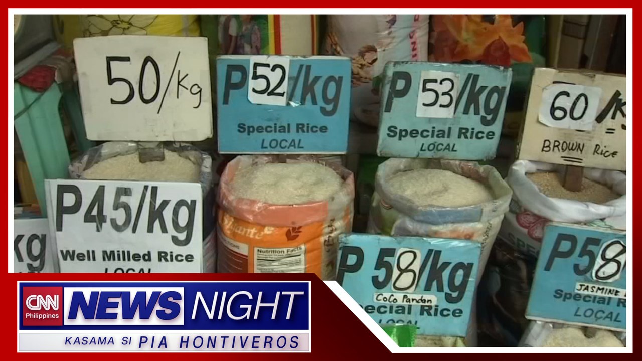 Price ceiling sa bigas inalis na ng gobyerno | News Night