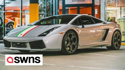 Eye-popping Lamborghini owned by David Beckham up for auction