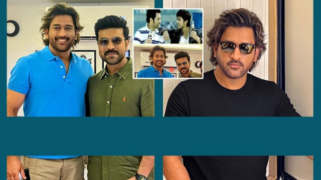Global Star Ram Charan Ms Dhoni Meet గేమ్ చేంజర్ తో మరోసారి.. | Telugu OneIndia