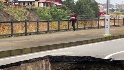 Doğu Karadeniz'de sağanak; dereler taştı, heyelanlar oluştu