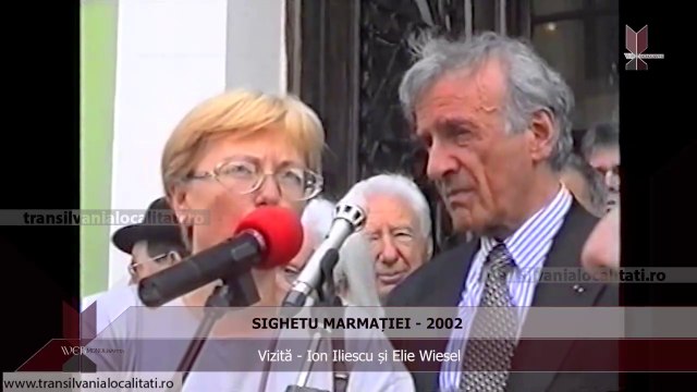 SIGHETU MARMAȚIEI (2002) - Vizită - Ion Iliescu și Elie Wiesel