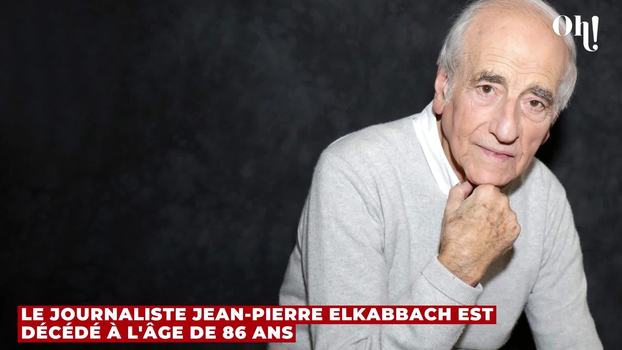Le journaliste Jean-Pierre Elkabbach est décédé à l'âge de 86 ans