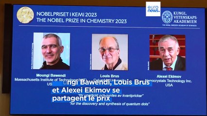 Le prix Nobel de chimie à Moungi Bawendi, Louis Brus et Alexei Ekimov