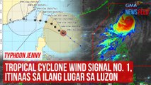 Bagyong Jenny — Tropical Cyclone Wind Signal no. 3, nakataas sa Itbayat, Batanes | GMA Integrated Newsfeed