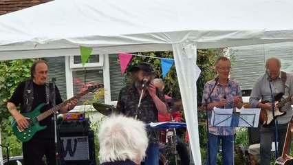 The Dusty Pensioners Band at their first live 'gig' on Sunday, October 1