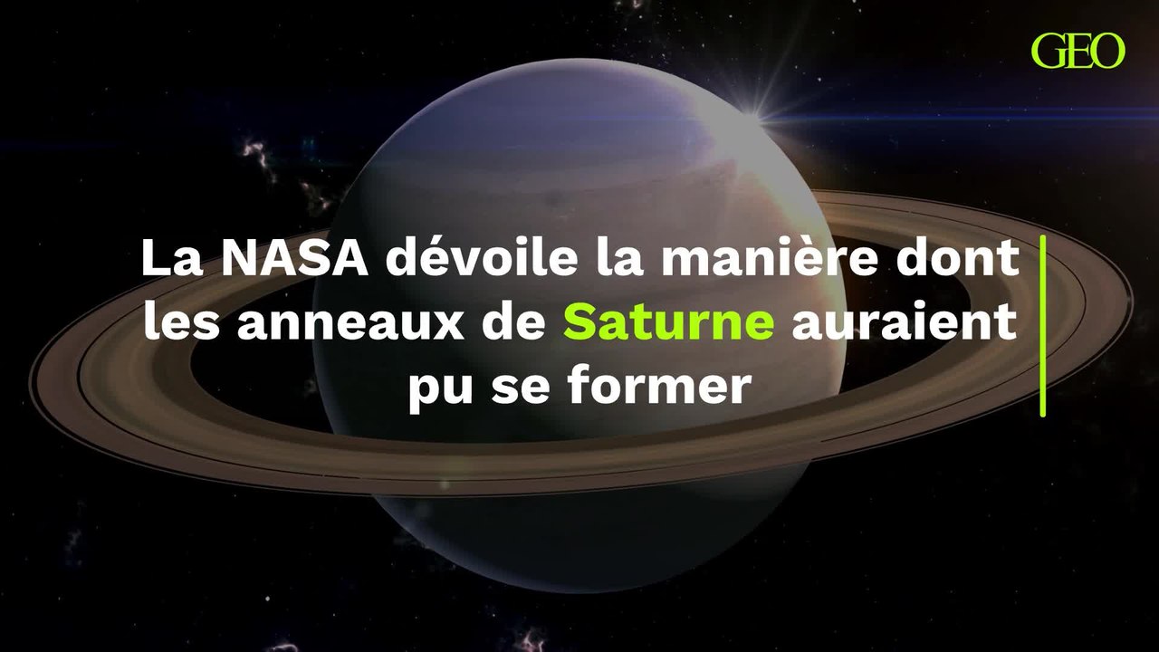 La NASA dévoile la manière dont les anneaux de Saturne auraient pu se former