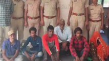 उदयपुर: महिला समेत 6 वारंटियों को पुलिस ने दबोचा, लंबे समय से थी तलाश