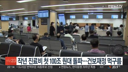 작년 진료비 첫 100조원대 돌파…건보재정 먹구름