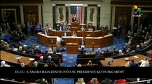 Agenda Abierta 04-10: Cámara de Representantes de EE.UU. depone a su líder
